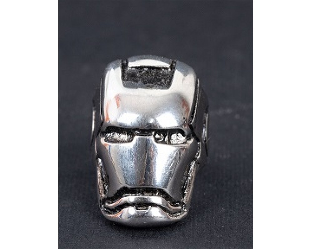 Iron man silver ring for men