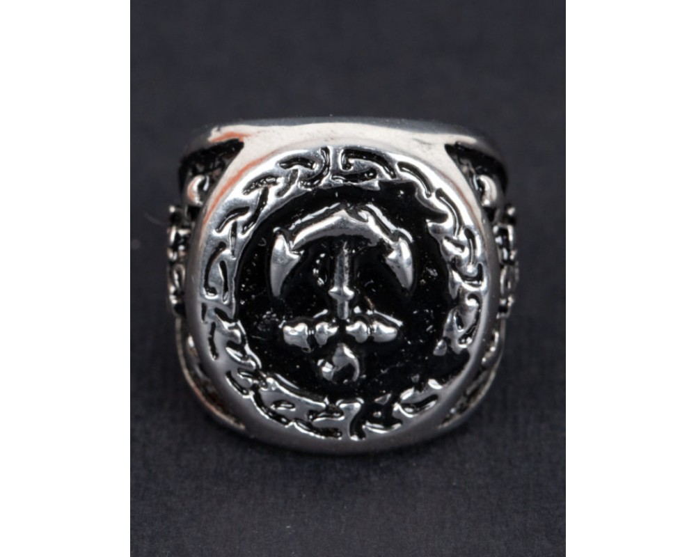 Men's Anchor silver ring