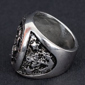 Men's Anchor silver ring