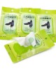 Shoe cleaning and polishing wipes