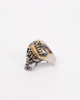 Men's silver ring in the shape of a skull with a scorpion on it RM46