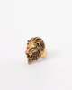 Lion-shaped gold men's ring
