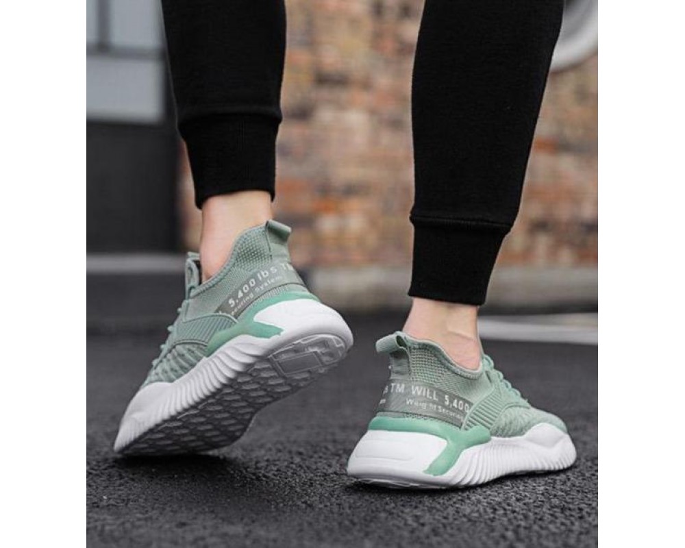 GREEN Mint Running Sneakers